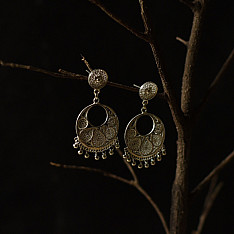 Shashi | Filigree Silver Earrings - 20