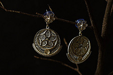 Shashi | Filigree Silver Earring - Round Dangler