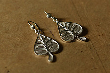 Shashi | Handcrafted Filigree Silver Earring - Paan