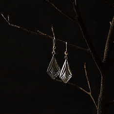 Shashi | Filigree Silver Earring - Diamond