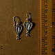 Shop Handcrafted Silver Earring - Heart Shape 
