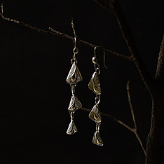 Shashi | Silver Earring - Handmade Filigree Craft