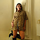 Shop block printed cotton shirt - Brown