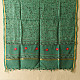 shop Block Printed - Kota Doria Green Dupatta 
