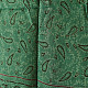 shop Block Printed - Kota Doria Green Dupatta 