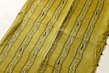 Block Printed Kota Cotton | Embroidered Saree - B