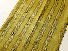 Block Printed Kota Cotton | Embroidered Saree - B