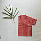 shop Pure Cotton Embroidered -Stripe Red Shirt