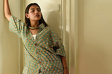 Sanganeri Shirt ✯ Pure Cotton - Block Printed Green Shirt