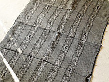 Block Printed Kota Cotton | Hand Embroidered Grey Saree