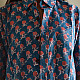 Shop block printed cotton shirt - Roses