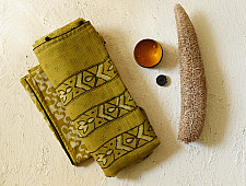 Block Printed Kota Cotton | Hand Embroidered Saree - Two options