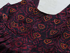 Little Karigari | Pure Cotton Embroidered - Black Frock for Girls