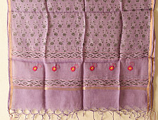 Block Printed Kota Cotton | Kota Doria Dupatta - (Two Color Options)
