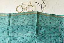 Block Printed Kota Cotton | Kota Doria Dupatta - (Two Color Options)