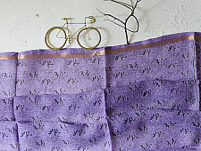 Block Printed Kota Cotton | Breathable Kota Doria Cotton Dupatta (Options - Green / Purple)