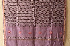 Block Printed Kota Cotton | Kota Doria Purple Dupatta 