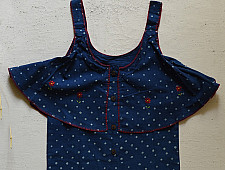 Little Karigari | Pure Cotton Embroidered - Top & Shorts Set For Girls