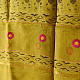 shop Block Printed Kota Doria Cotton Mustard Yellow Dupatta
