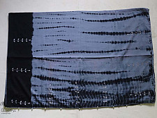नखराली | Nakharali ✼ Embroidered Cotton Shibori Saree | 5