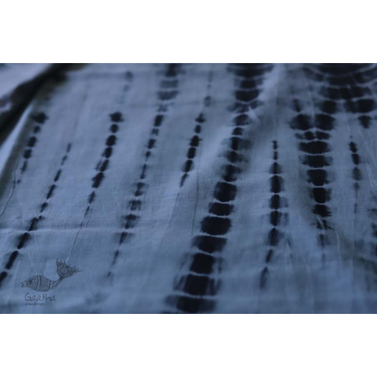 नखराली | Nakharali ✼ Embroidered Cotton Shibori Saree | 5