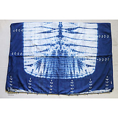 नखराली | Nakharali ✼ Embroidered Cotton Shibori Saree | 8