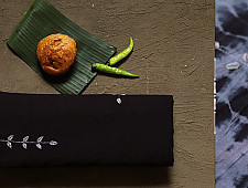 नखराली | Nakharali ✼ Embroidered Cotton Shibori Saree | 4