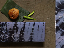 नखराली | Nakharali ✼ Embroidered Cotton Shibori Saree | 5