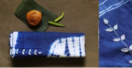 नखराली | Nakharali ✼ Embroidered Cotton Shibori Saree | 8