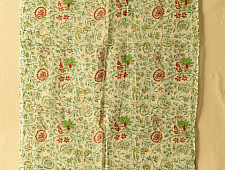 Block Printed Kota Cotton ✜ Embroidered Stole - Off White