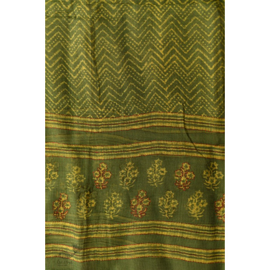 shop Block Printed Kota Cotton ✜ Embroidered Stole