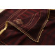 shop Block Printed Kota Cotton Embroidered Saree - Brown & Red