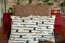 Vienna Handwoven Cotton Cushion Cover ( Single Piece - 16" x 16")