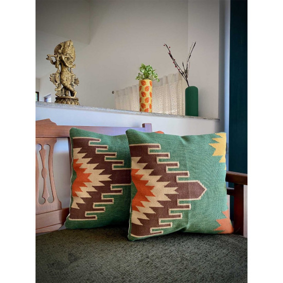 shop Samarkand Handwoven Cotton Cushion Cover 