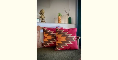 Rio Handwoven Cotton Cushion Cover ( Single Piece - Two Size Options)