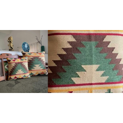 Minsk Handwoven Cotton Cushion Cover ( Single Piece - Two Size Options)