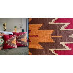 Rio Handwoven Cotton Cushion Cover ( Single Piece - Two Size Options)