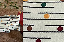 Vienna Handwoven Cotton Cushion Cover ( Single Piece - 16" x 16")