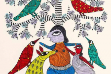 Gond Folk & Tribal Art Painting ( 25cm x 35cm ) | 8