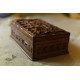 Poshmaal ~ Walnut wood carving box