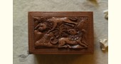 buy Lion Wood Carving ~ Walnut Wood Box