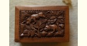 shop Tiger Wood Carving ~ Walnut Wood Box