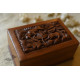 shop Tiger Wood Carving ~ Walnut Wood Box