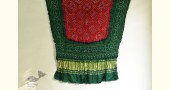 shop Gajji Silk - Traditional Bandhani Dupatta in Red & Green Color
