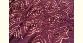shop online Modal Silk Ajrakh Tie & Dye violet  Saree