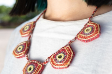 Applique & Embroidered Necklace ✺ 4