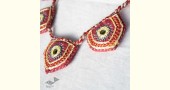 shop Handmade applique & Embroidered fabric necklace