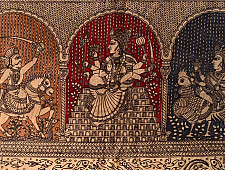 Mata ni Pachedi Painting - Maa Durga