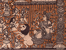Mata ni Pachedi Painting - Goddess Ambika
