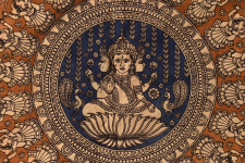 Matani Pachedi Painting - Tridevi (Lakshmi, Parvati, Saraswati)